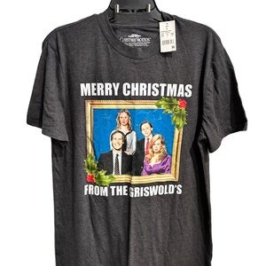 Merry Christmas Griswold's Graphic Tee - Charcoal